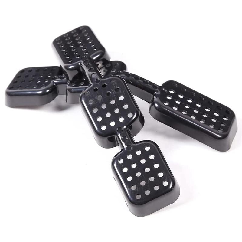 WO-2 PCS Under Seat Air Vent Cover Air Flow Vent Grille Protection For Toyota чёрный