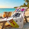 Numberblocks Customize Text Beach Towel Soft Durable Quick-Dry Ideal for Travel Outdoor Swim Pool Yoga Surf Camping Hiking Gym Gift Holiday