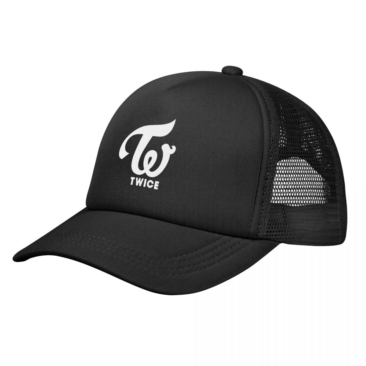 

Harajuku TWICE Letter Baseball Cap Summer Breathable Mesh Hat Sport Sun Protection Shield Unisex s Mesh Caps