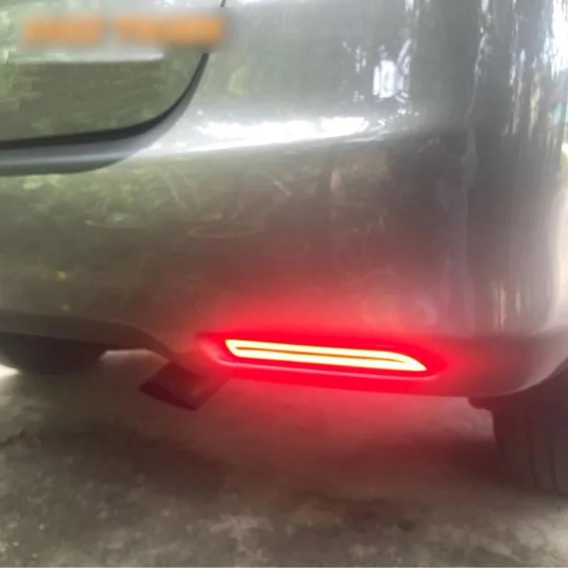 Car Rear Bumper Reflector Light for Toyota Camry Sienna Venza Tail Lamp Automobile Brake Light Durable 3 Function Fog Lamp