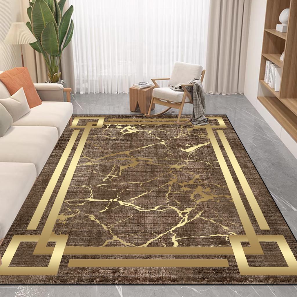 Nordic Luxury Style Carpet In The Living Room Easy Clean Absorbent Soft Mat Antiskid Lounge Decor Rugs Big Size Room Floor Mats