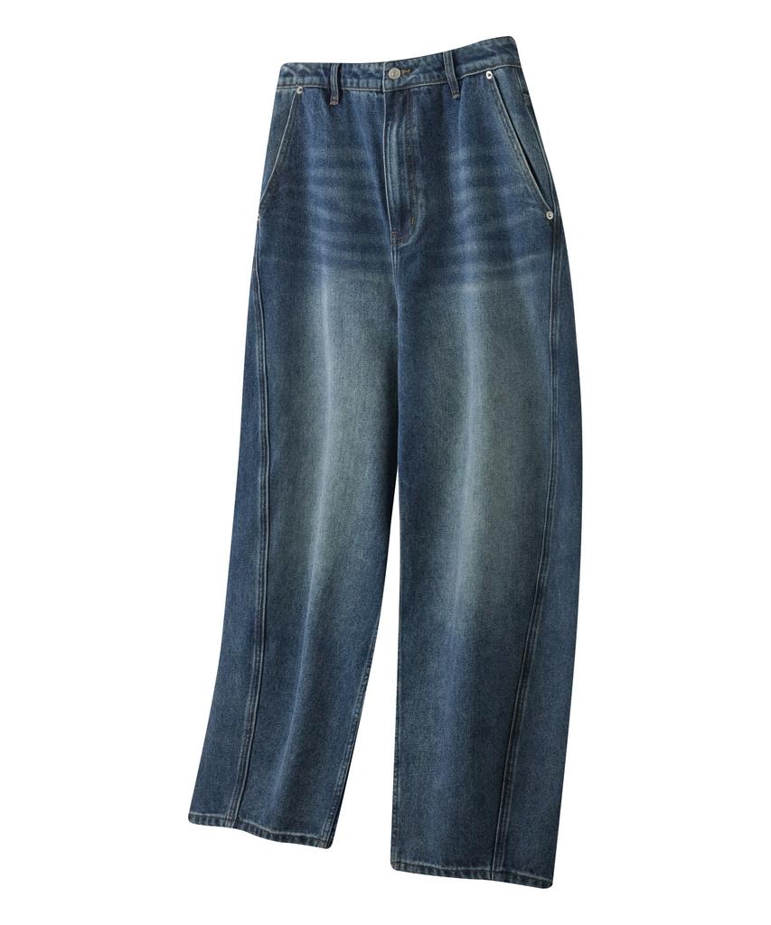 FERNOV Curved Cut Denim