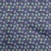 oneOone Georgette Viscose Black Fabric Leaves Fabric For Sewing Printed Craft Fabric By The Yard 42 Inch