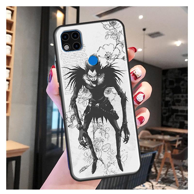 Japan Anime Death Note Für Redmi 10 Fall Für Xiaomi Redmi Hinweis 11 Pro 8 9 10 Pro 8T 9S 10S 9A 9C 9T Abdeckung Fundas