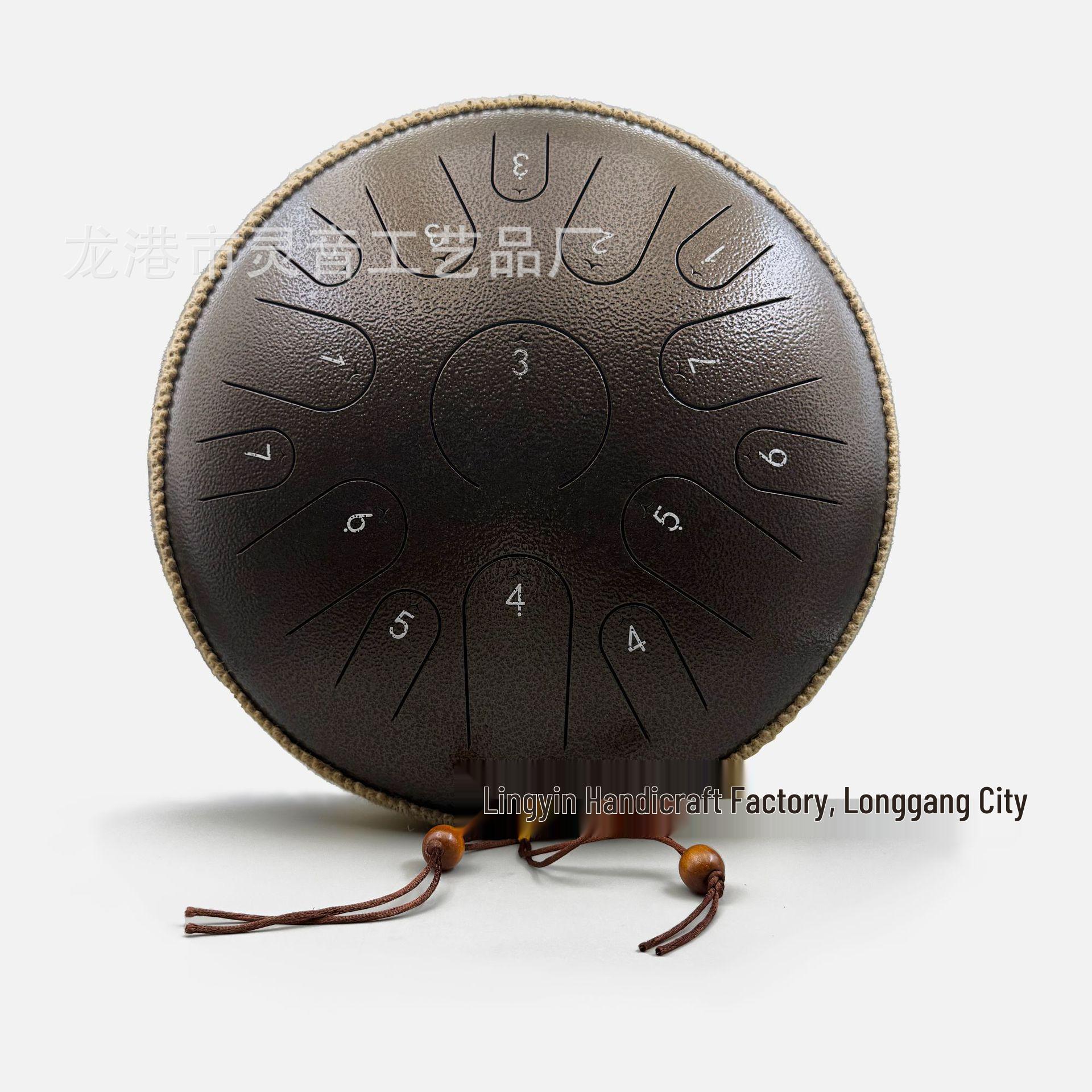 14-Inch 15-Tone Ethereal Handpan Drum for Kids and Adults