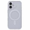 WANLONFENG LM Series For iPhone 16 Clear Phone Case Compatible with MagSafe with Screen Film (Big Lens Hole)