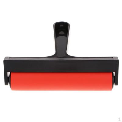 Handle Rubber Brayer Roller For Printmaking Craft Projects, 2 Sizes