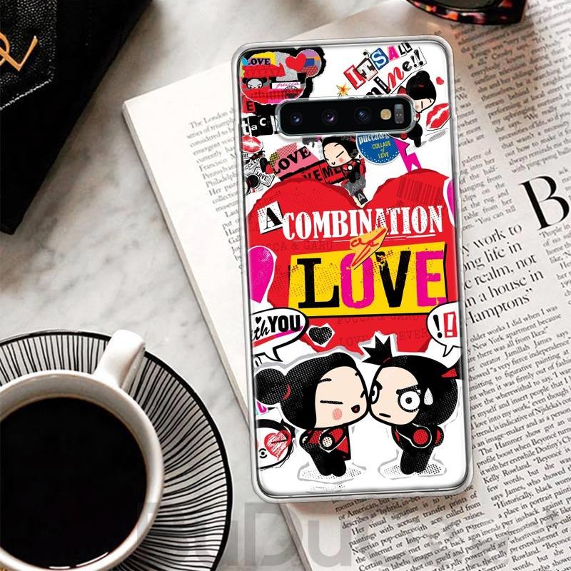Cute Cartoon Pucca Garu Cover For Samsung Galaxy M12 M21 M30S M31 M32 Phone Case M51 M52 Note 20 Ultra 10 Plus 9 8 J4 J6 + J8 M1