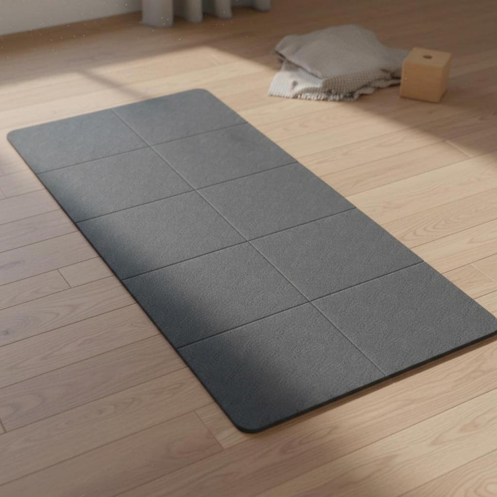 Foldable Exercise Mat Non-Slip Portable Stretching Shock Absorption Napping