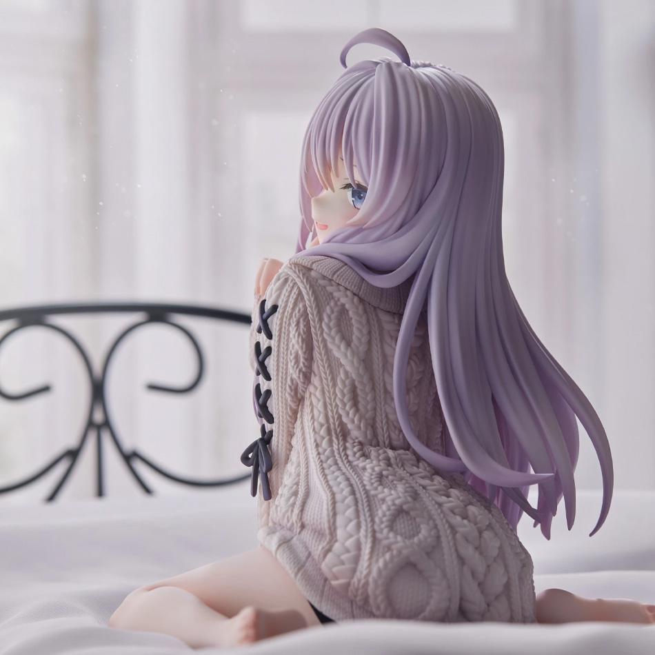 The Journey Of Elaina Anime Figure Knit Dress Witch Elaina Action Figure Pvc Collection Model Doll Toys For Christmas Gifts Hot