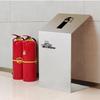Floor-standing Fire Extinguisher Bracket with Shield