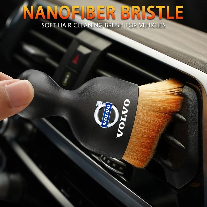 Car Interior Crevice Dust Removal Cleaning Brush for Volvo AWD V50 S60 XC60 S40 XC40 XC90 V60 S80 S90 V90 V70 T6 T8 Accessories