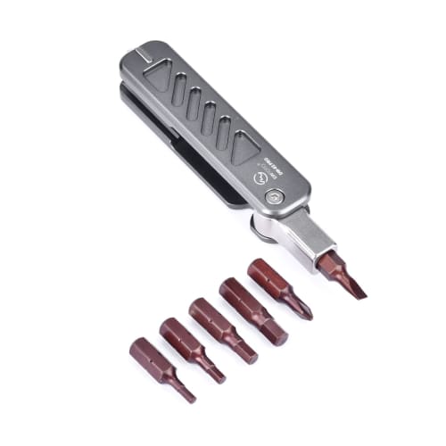 

SWFOTO DW-02 PRO Folding Hex Wrench Set with Keychain, 2.5/3/4/5mm, Includes Phillips and Flathead Screwdrivers