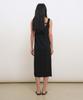 General Idea Temperature Cut Cool U-Neck Maxi Knit Dress [Black] / Gf2Lop512