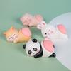 Decorazioni per auto a forma di cartone animato carine e divertenti, decorazioni per bambola Q Bounce Butt Toy Panda Gatto Coniglio Maiale Decorazione Regalo Accessori per interni auto