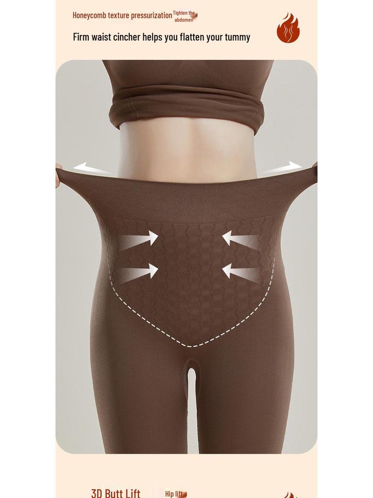 Women's Self-Heating Seamless Cashmere Thermal Underwear Set - Shaping and Slimming for Autumn and Winter