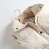 Autumn Winter New Elegant Cotton Warm Vest Female Students Streetwear Korean Loose Sleeveless Parkas Vest Women