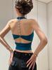 Spicy Girl Star Chain Halter Backless Camisole with Chest Pads & Cutout Design