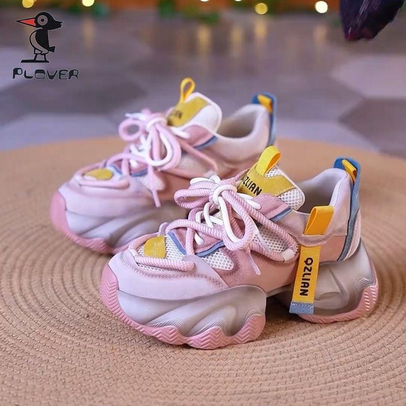 Small man, thick sole increases height, spring and autumn new mesh breathable sports fashion casual style dad shoes woman