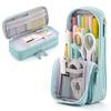 Double-layer Pen Bag Foldable Pencil Pouch New Pencil Case  School Office