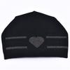 Wool knitted hat big beanie new with drill horizontal bar love soft comfortable warm wool hat