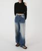 UMM Women'S Mid-Long Hidden Wide Denim Pants 4 Colors (Type B)