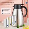Elegant Stainless Steel Double-Layer Eagle Spout Thermos Flask - Large Capacity Hot Water Bottle