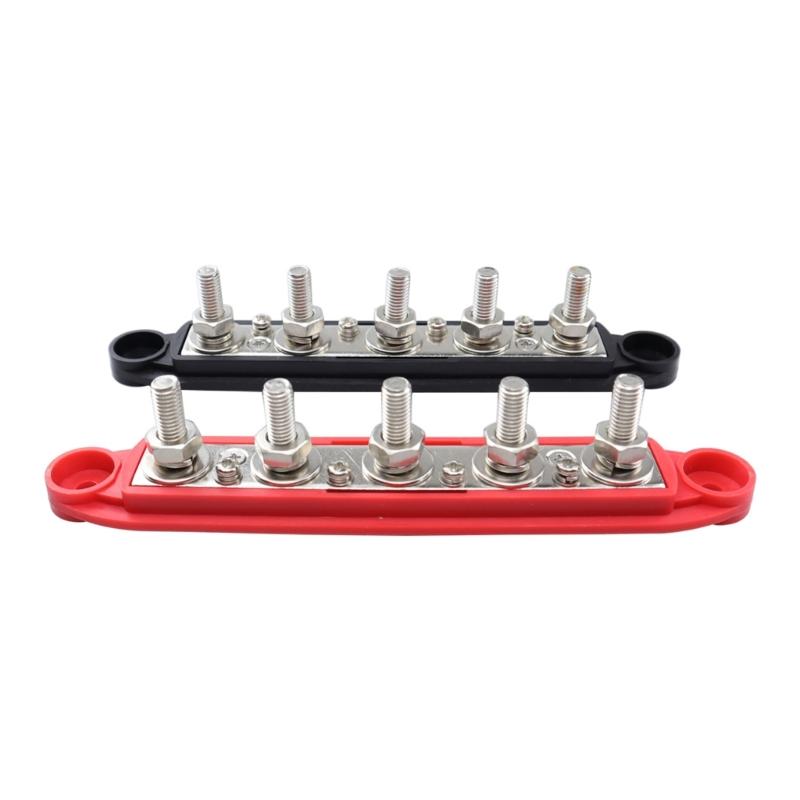 5 Přípojnice bloku rozvodu napájení s krytem 300A pro automobilový průmysl a solární kabeláž (1/4", 5/16", 3/8")