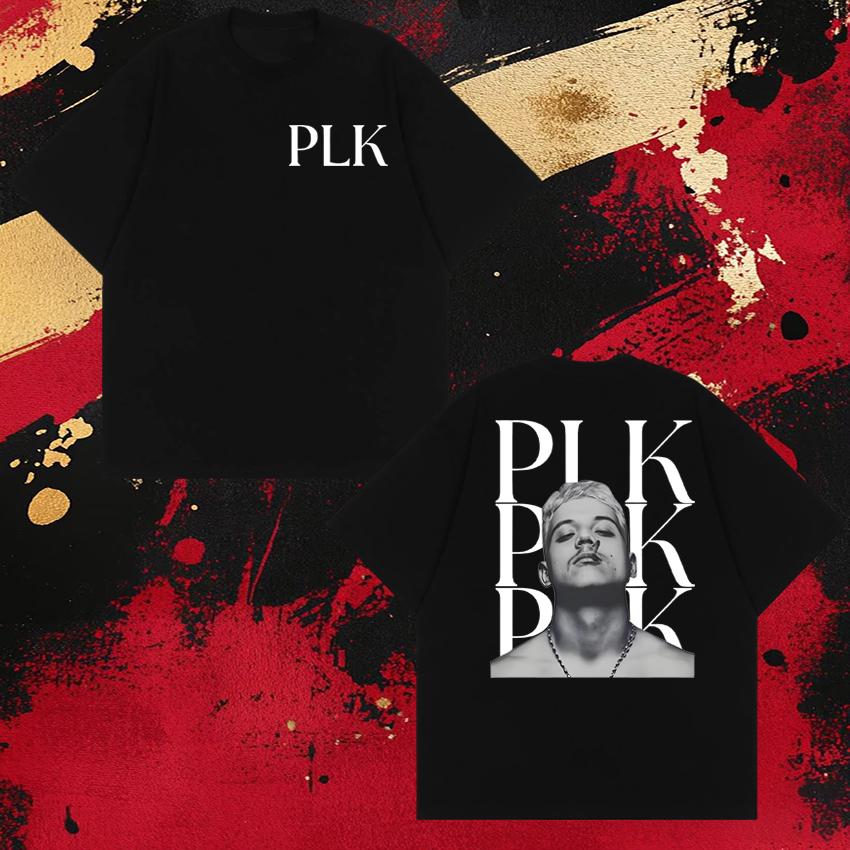 2026 New PLK Portrait Graphics Tour 2026 Double Sided Print Short Sleeve Tshirts Unisex WOMEN Oversized T Shirt Unisex Cotton Tops