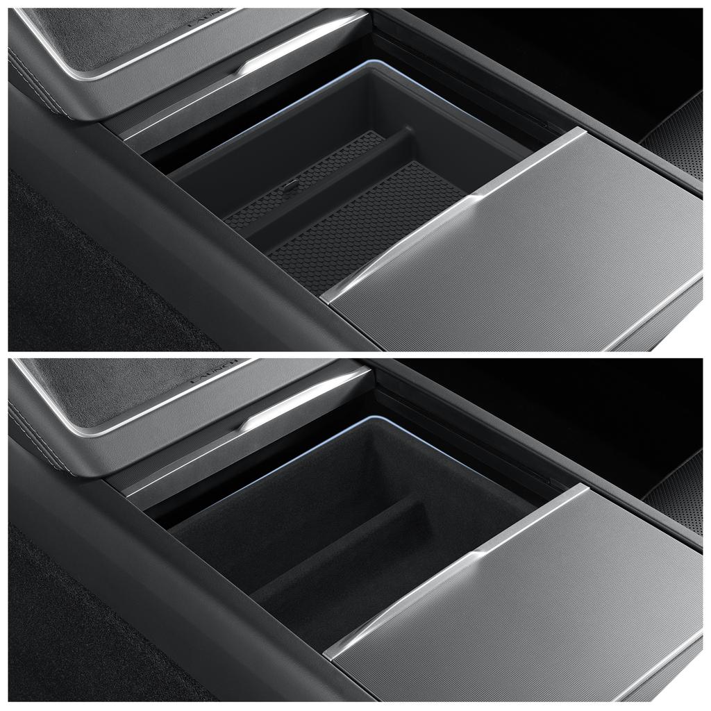 For Tesla Model Y Launch 2025 Juniper/Model 3 Highland Car Center Console Storage Box Tray Accessories Tidying