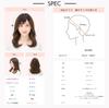 Medical Linea Storia Full Shell Natural Natural Easy To Heat No Shampooable Milky Mocha Brown Pudding Wig, Curl, Medium, Cute, Curl, Whorl, I-Shaped