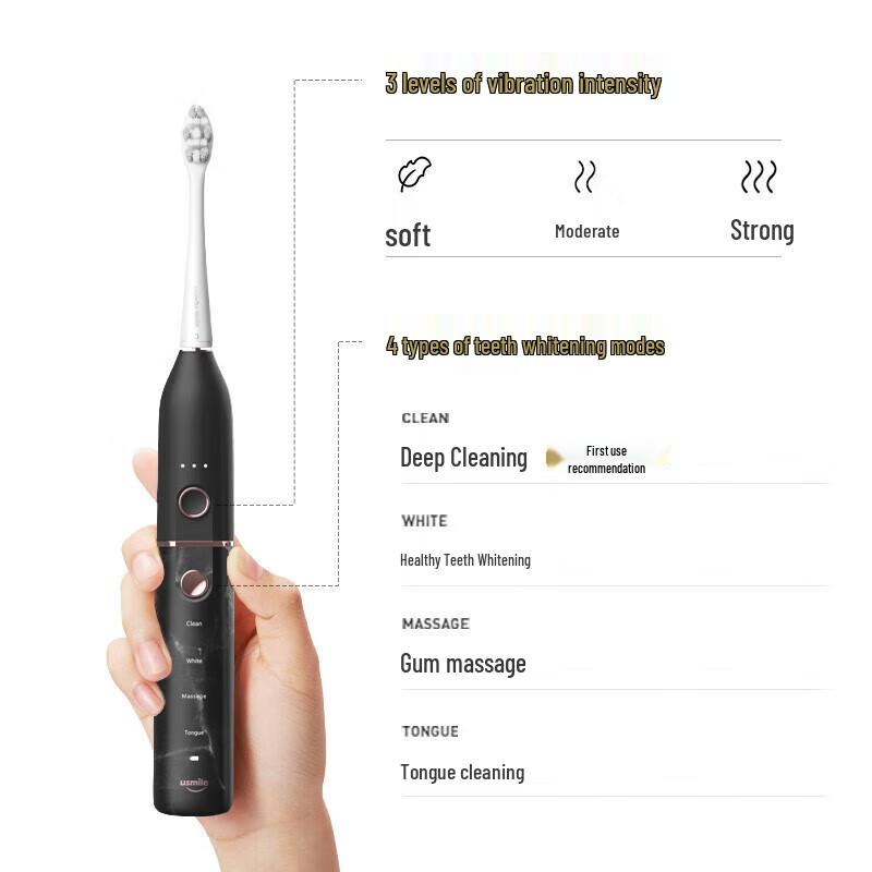 usmile U2S Adult Sonic Electric Toothbrush