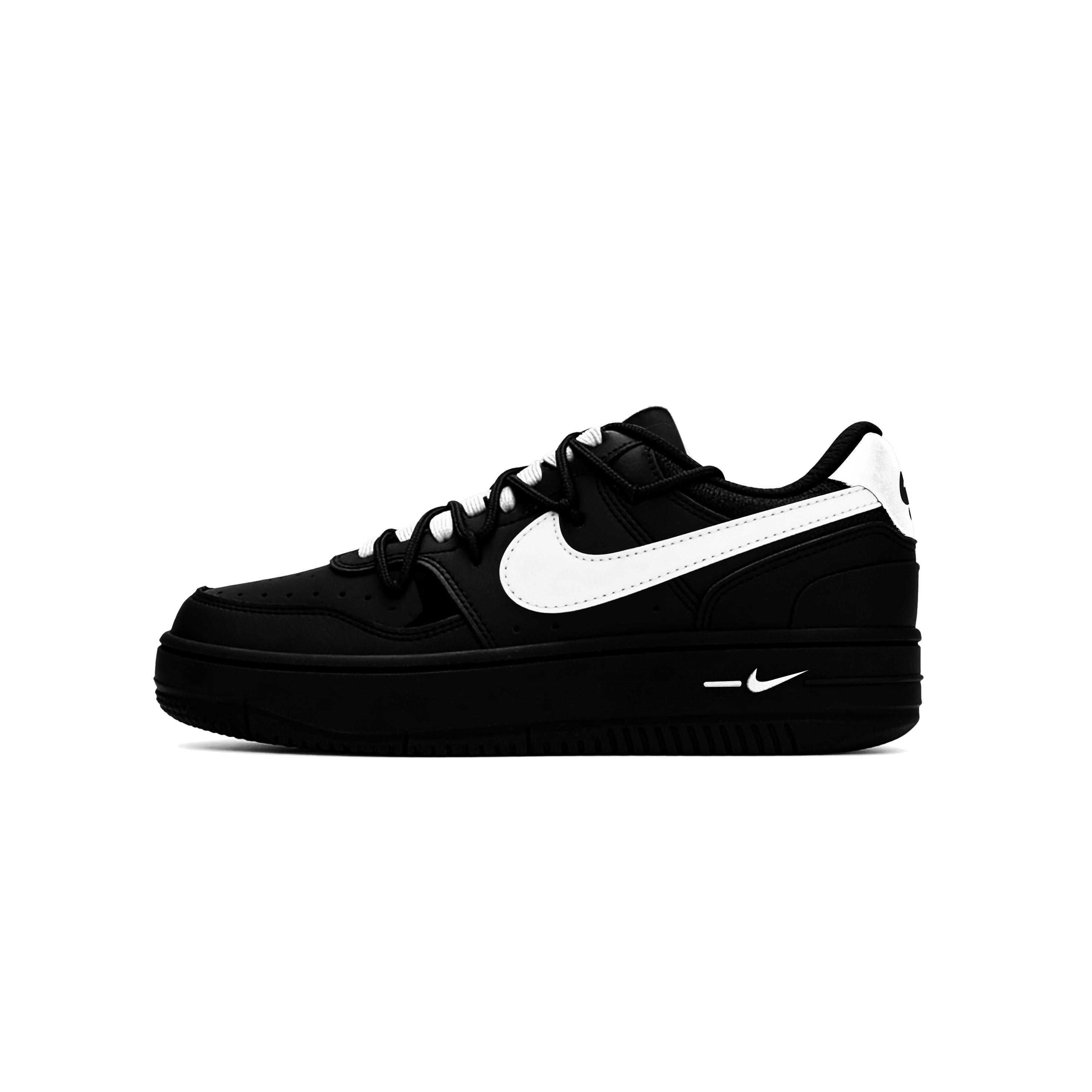

Nike Gamma Force Minimalist Style Manuscript Abrasion Resistant Low top Skateboard Shoes Women s White Black HQ1674-001(Team1274-) 37.5