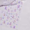 1pcs Cute Sketching Graffiti Animal Cat Dog Rabbit Bear Laser Nail Art Sticker Designs Self Adhesive Decoration Decal Acessories