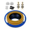 Toilet Flange With Wax Ring For Toilets Replacement Kit Includes Bolts PVC Toilet Flange Repair Kit , Fit Toilet Install-B61B