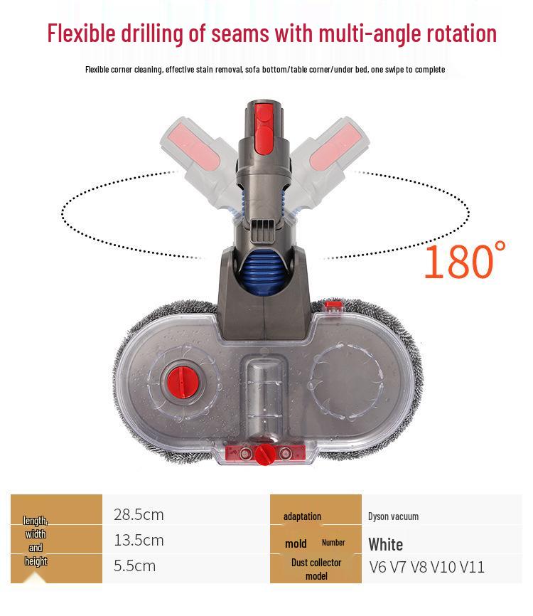 Compatible Electric Floor Brush Mop Head for Dyson V6 V7 V8 V10 V11 V15 G5 Vacuum Cleaner Accessories