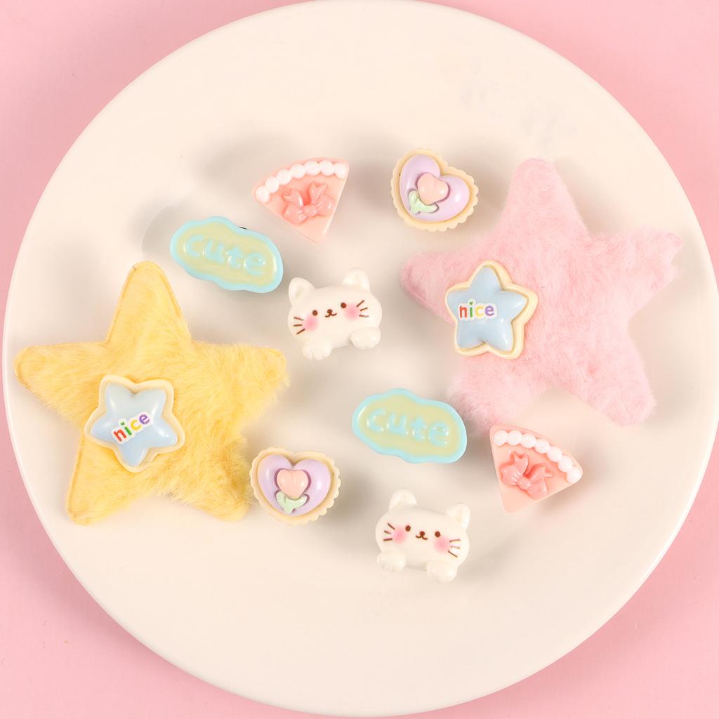 12 Pcs Cute and Sweet Style Hole Shoes Accessories DIY Shoe Flowers, DIY Girls, Women, Best Friends Same Style