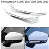 Chrome Rearview Side Mirror Cover Trim Strips Steel For Mazda CX5 CX-5 2017-2026