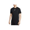 Nike Dri-Fit Academy Comfortable Stylish Soft Versatile Short Sleeve Soccer Shirt Men tops Black HJ4244-010