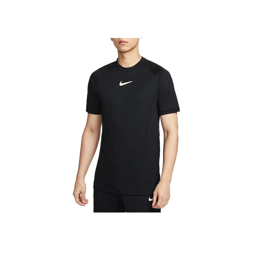 Nike Dri-Fit Academy Comfortable Stylish Soft Versatile Short Sleeve Soccer Shirt Men tops Black HJ4244-010
