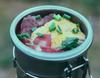 KEITH Titanium Cooker, 900ml Capacity, Lightweight, Multi-Function Rice Cooker, Dishwasher Safe, Portable Camping Pot, Double-Pot Design, Direct Heat