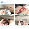 For Volvo V40 Console Air Conditioning Outlet Decorative Cover Trim Stainless Steel Interior Accessories