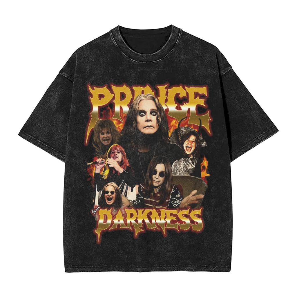Men's Ozzy Osbourne T Shirts Top Tees Summer Retro Short-Sleeved T Shirt Round Neck Harajuku Print Tshirt Dropshipping