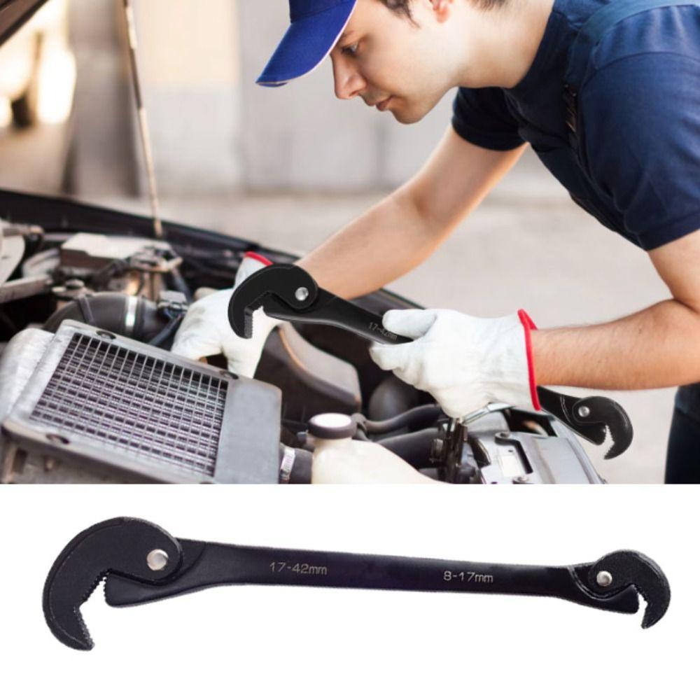 Industrial Grade Multifunctional Tool Continuous Teeth Basin Wrench Adjustable Wrench Repair
