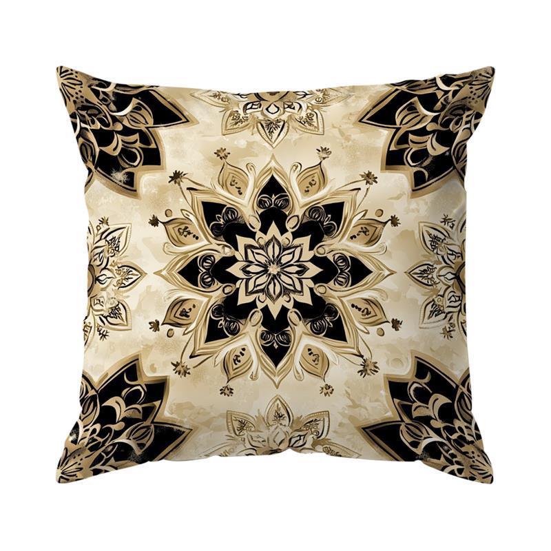 Mandala Pattern Cushions Pillowcase Printed Polyester 45X45Cm Throw Pillow Cover Decorative Sofa Cushion Pillowslip Home Decor