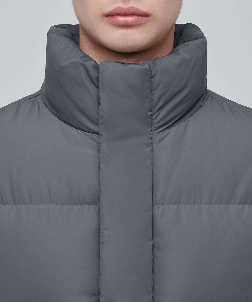 Musinsa Standard Goose Down Puffer Short Padded Jacket [Warm Grey]