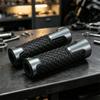 Rubber Moto Handlebars Grip CNC Aluminum Moto Handle Grip Handlebar Hand Grips  Motorbike Parts
