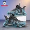 Babu Dou Boys' Sports Shoes 2026: Autumn/Winter Leather with Rotary Button for Kids