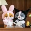 Adorable Anime Cat Plush Doll Soft Cuddly Pillow Companion For Girls Gift And Decor