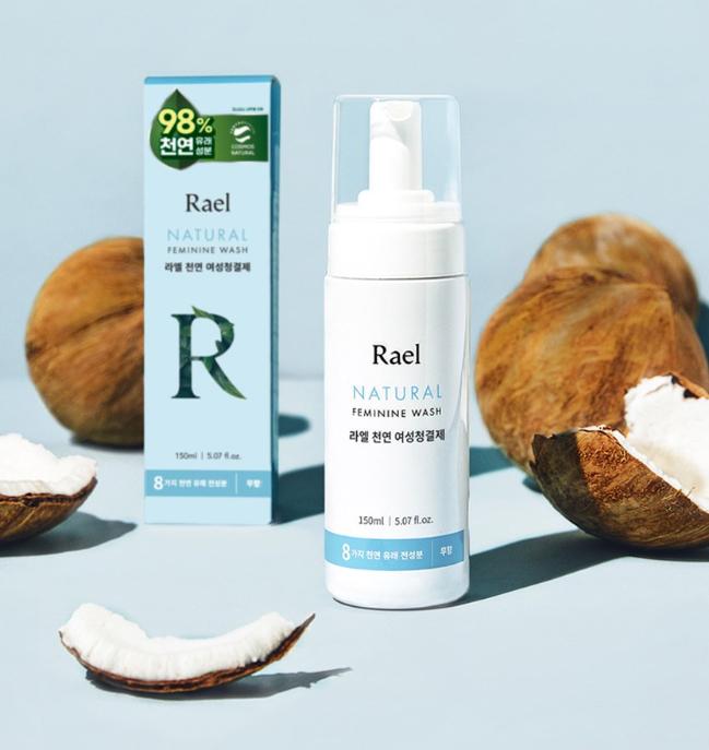 Rael Natural Feminine Wash 150ml | pH-Balanced Intimate Cleanser for Women